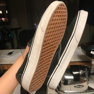 Sightly used black and white vans. GREAT CONDITION